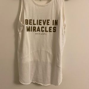 Spiritual Gangster Believe in Miracles cut out tank